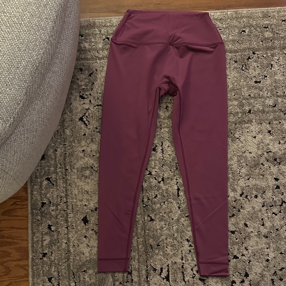 SET Active High-Waisted Plum Leggings